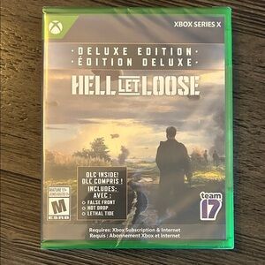 Hell Let Loose Deluxe Edition Xbox Series X Game new in package